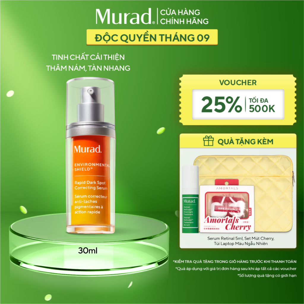 Tinh chất hỗ trợ làm mờ vết nám Murad Rapid Dark Spot Correcting Serum 30ml