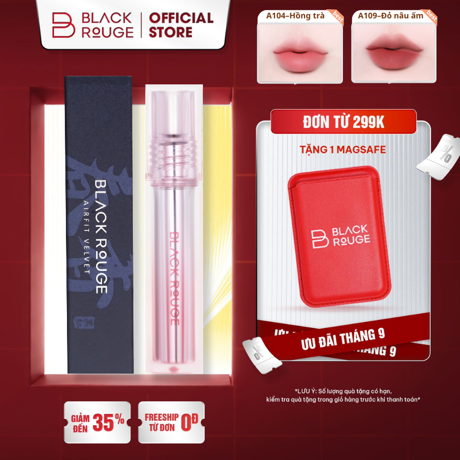 [MỚI] Son Kem Black Rouge Air Fit Velvet Lite - 4.2g