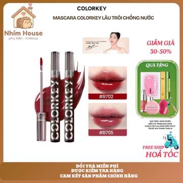 COLORKEY Son tint bóng dạng lỏng lâu trôi glasting water tint ( CÂY ĐEN) 1.7g | NHÍM HOUSE