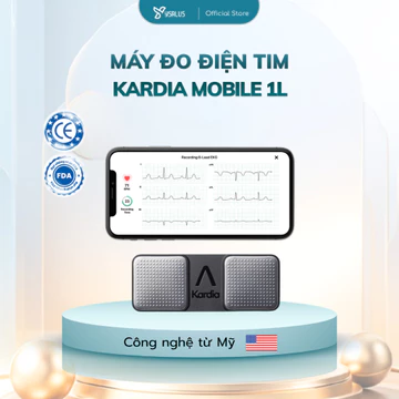 [YSALUS] Máy đo điện tim cá nhân KardiaMobile 1L - Tầm soát Đột quỵ, Kết nối App (FDA chứng nhận)
