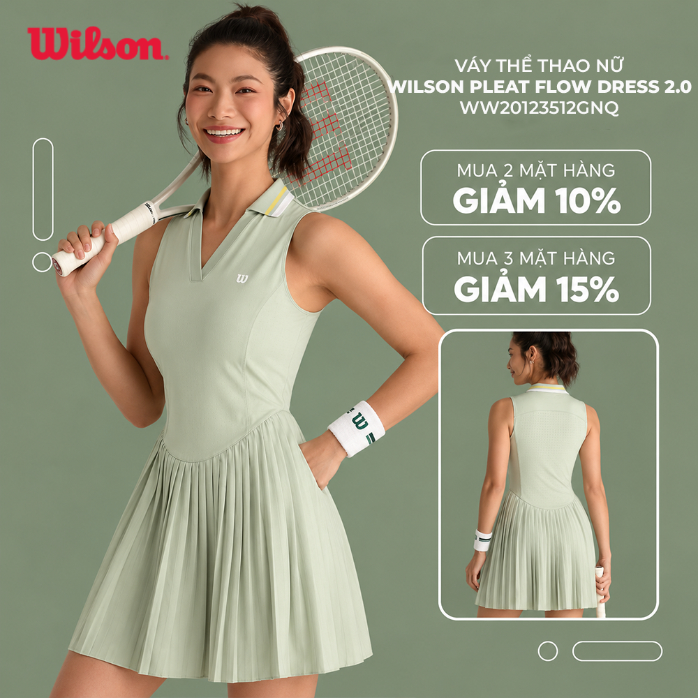 [ĐỘC QUYỀN ONLINE] Wilson Pleat Flow Dress 2.0 Váy Thể Thao Nữ WW20123512