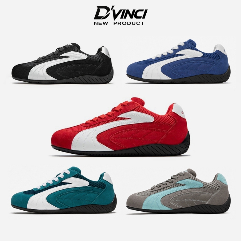 Giày Thể Thao Sneaker Nam Nữ D'Vinci Thoáng Khí Full Size, Full Màu Thời Trang Phong Cách Đường Phố Hot, Cá Tính - DV29Y
