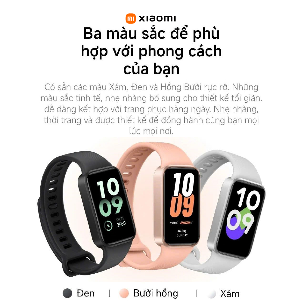 Đồng hồ thông minh Xiaomi Band 11 Active | Màn hình 1.47 inch| Hỗ trợ 50 chế độ thể thao| Pin 300mAh | BigBuy360 - bigbuy360.vn