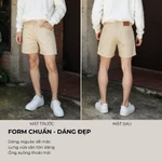 Quần short nam MONO KAKI BAMI HOME BM, chất kaki cotton ít nhăn, form trên gối dễ phối đồ QK16 — ảnh 4