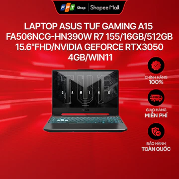 ASUS TUF A15 Fa506ncg Hn390w Gaming Laptop – Ryzen 7, 16GB RAM, 512GB SSD