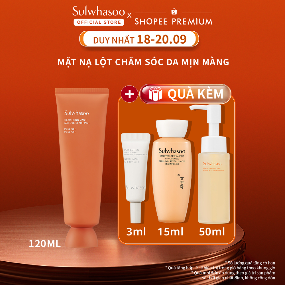 [LUCIE 18.9 11H] Mặt nạ lột làm sạch tế bào da chết Sulwhasoo Clarifying Mask 120ml