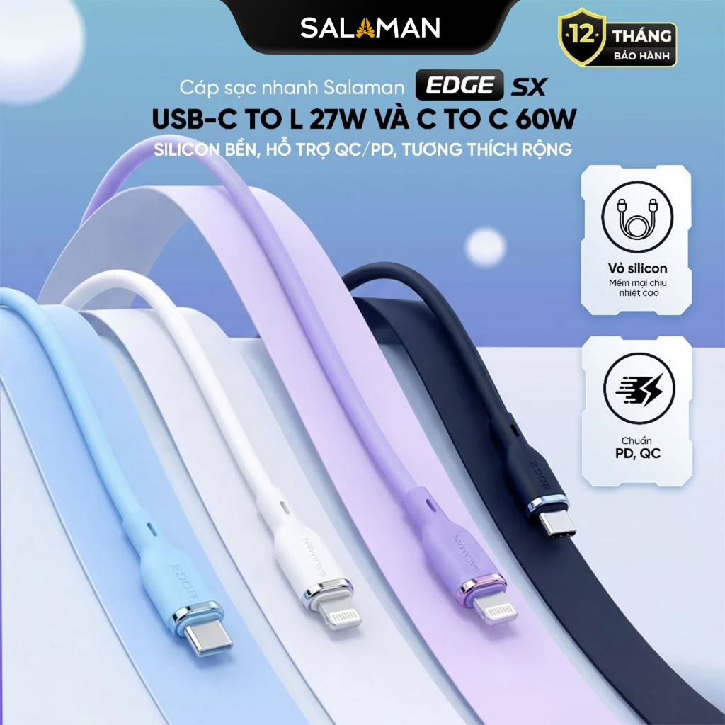 Sạc dự phòng Salaman Lensmate 10000mAh PD 22.5W, Sạc ko dây, Tích hợp 2 dây TypeC + IP, BH12 tháng – ảnh mô tả chi tiết 4