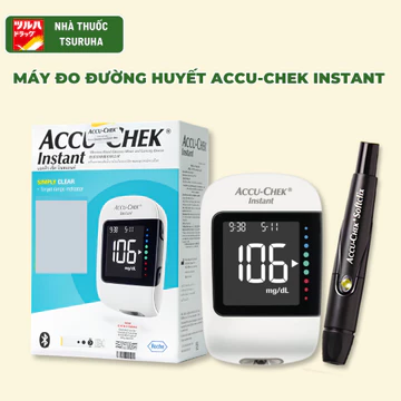Máy Đo Đường Huyết Accu Chek Instant MG/DL Hỗ Trợ Theo Dõi, Kiểm Soát Lượng Đường Trong Máu