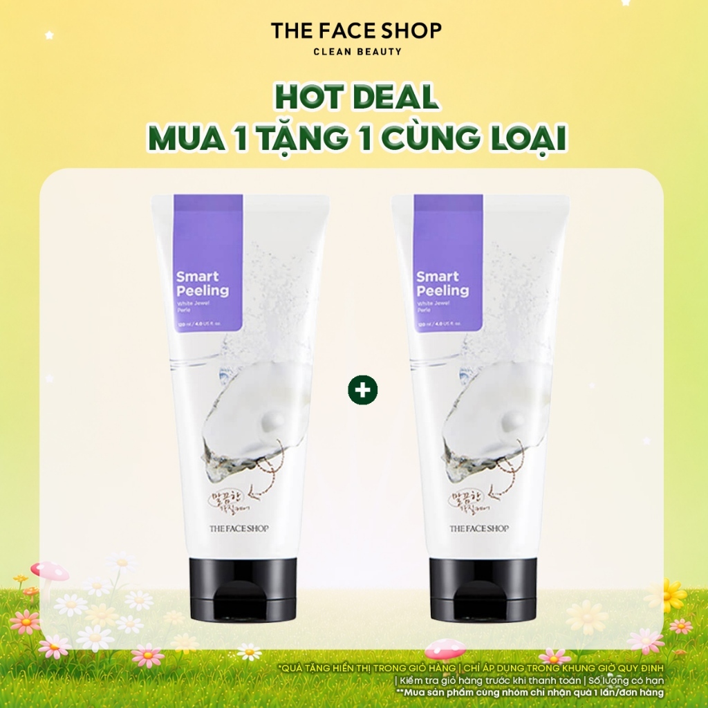 [FS]Combo 2 Mặt Nạ Kỳ THE FACE SHOP Smart Peeling White Jewel 120ml