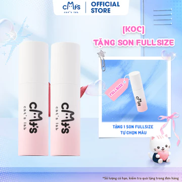 [KOC] Combo 3 Son Kem Cat's Lab, Blur Lip Velvet, Son và Má Hồng 2in1 Chất Mềm Mịn, Dễ Tán Nhẹ Môi 2.5g Mua 2 Tặng 1