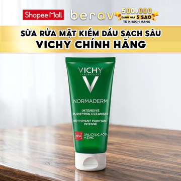 [MINISIZE] Sữa rửa mặt dạng gel Vichy Normaderm Phytosolution Intensive Purifying Gel 50ml