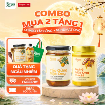 Combo Tắc Gừng Mật Ong + Nghệ Mật Ong Sachi Lạc Yên Foods Combo Nông Sản Hỗ Trợ Cơ Thể Tốt