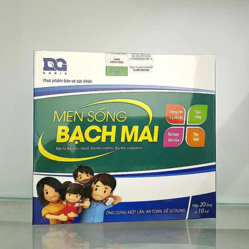 Men tiêu hóa giúp tăng cường sức khỏe và bảo vệ đường ruột/ Men sống Bạch Mai H20 ống