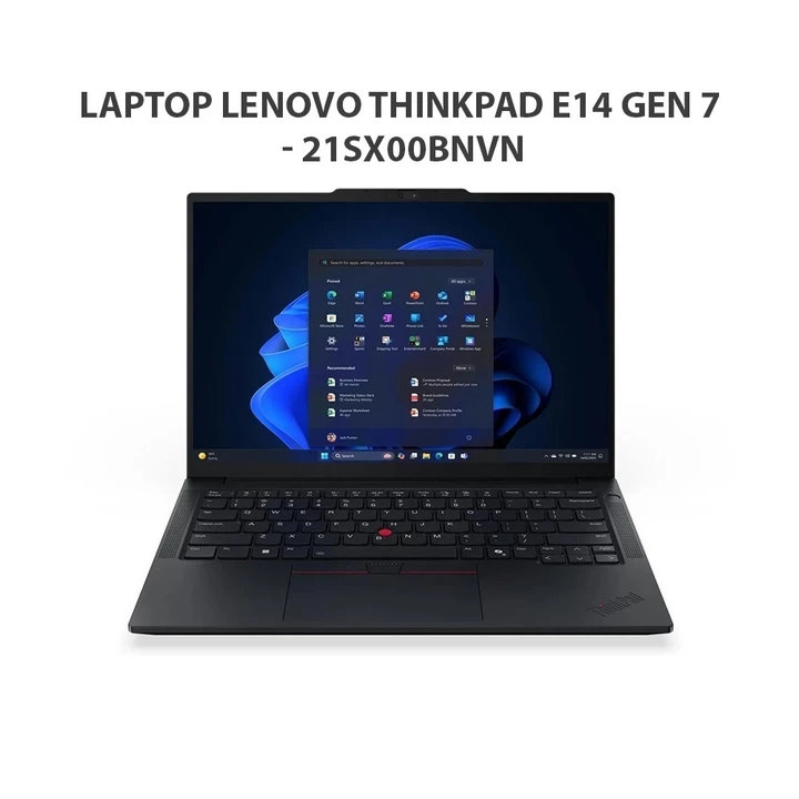 Laptop Lenovo Thinkpad E14 G7 21SX00BNVN (U5-135H/16GB D5/512GB/14" WUXGA/Win11H/Đen)