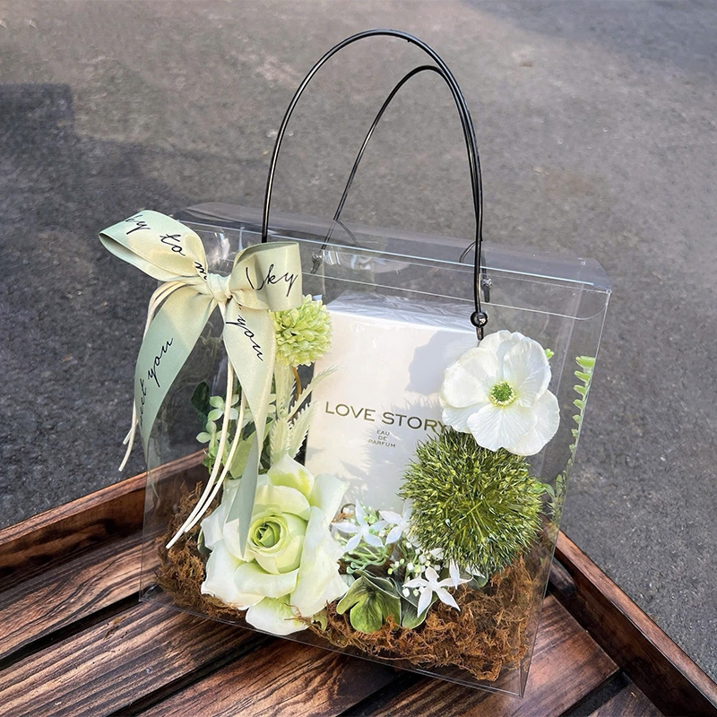 Sỉ Combo 10 Hộp MIKA QUAI PVC size [ 20x10x20CM ], hộp quà tặng, gói hoa
