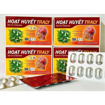 Hoạt Huyết Traly Ginkgo Biloba Cải thiện trí nhớ, chứng mất ngủ hoạt huyết dưỡng não, đau đầu chóng mặt, ngủ ngon