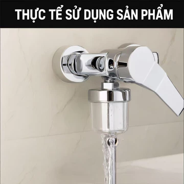 Thích hợp cho vòi nước phòng tắm, máy lọc nước và vòi sen; lõi lọc bằng bông PP trong suốt.