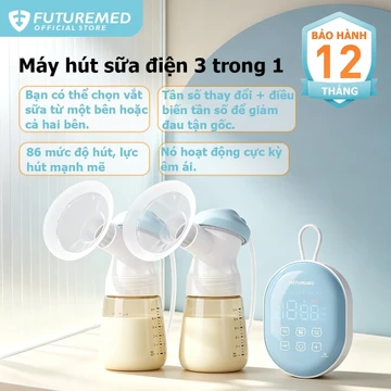 Máy hút sữa điện đôi & đơn / Máy hút sữa điện 3 trong 1 / Bộ máy hút sữa không chứa BPA