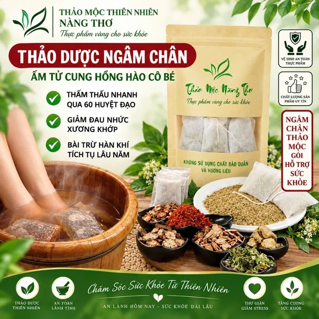 💥 GÓI MUỐI NGÂM CHÂN THẢO DƯỢC - THẢO MỘC NGÂM CHÂN