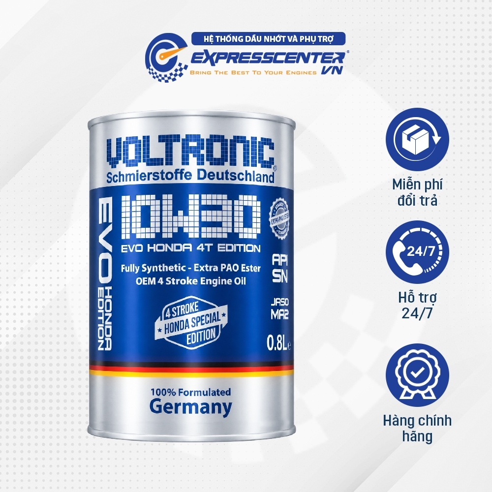 Dầu Nhớt Xe Số Voltronic EVO 4T Edition 10w30 800ml