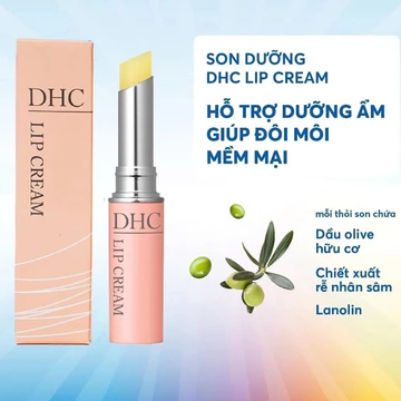 [Hàng công ty] Son Dưỡng Môi DHC Lip Cream 1,5g - Giúp Dưỡng Ẩm, Làm Mềm Môi