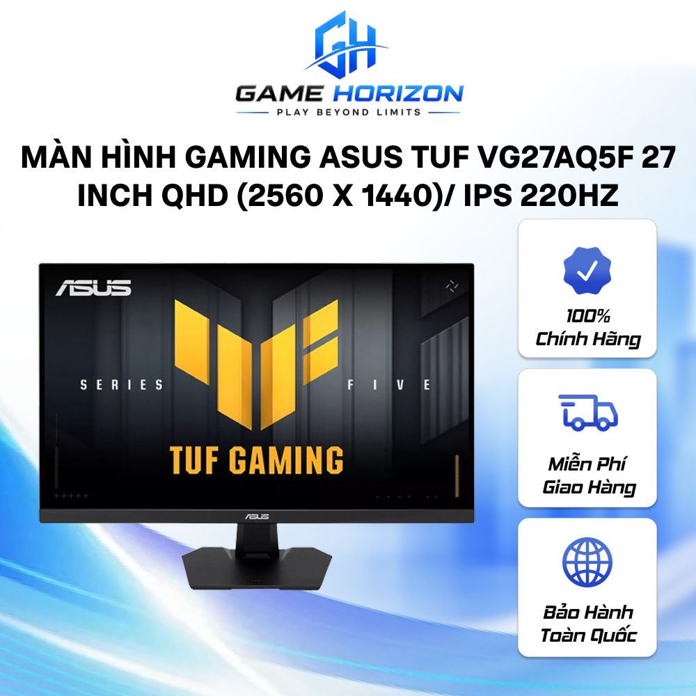 Màn hình Gaming Asus TUF VG27AQ5F 27 inch QHD (2560 x 1440)/ IPS 220Hz