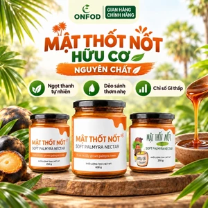 Đường thốt nốt sệt nguyên chất An Giang đường ăn kiêng cho người tiểu đường ONFOD giảm cân nấu sữa hạt eat clean healthy