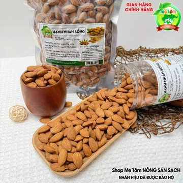 HẠNH NHÂN TƯƠI (HẠNH NHÂN SỐNG) DÙNG LÀM SỮA HẠT, LÀM NGŨ CỐC, LÀM BÁNH (CÓ XUẤT HÓA ĐƠN CÔNG TY)