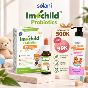 [QUÀ TẶNG ĐẶC BIỆT] Men Imochild Probiotic 12 Chủng Ý –Cân Bằng Hệ Vi Sinh Giúp Bé Khỏe Mạnh