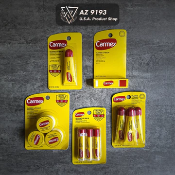 [Mua Tại Mỹ] Son Dưỡng Môi CARMEX CLASSIC - Dưỡng Ẩm, Lâu Trôi, Bảo Vệ Môi, Az9193