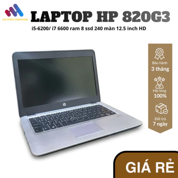HP elitebook 820G3 nhỏ gọn, pin trâu