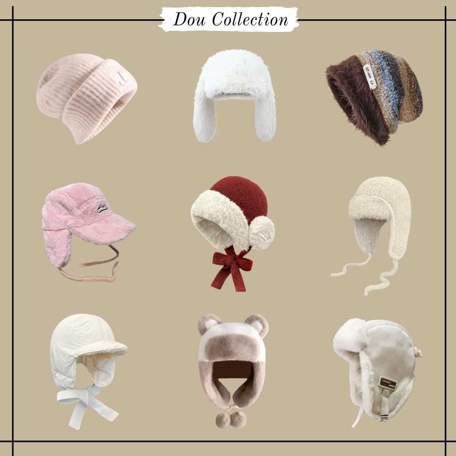 Mũ Len Unisex Nam Nữ, Chụp Tai Giữ Ấm Phong Cách Hàn Quốc Thu Đông Nhiều Màu - Mã NL03