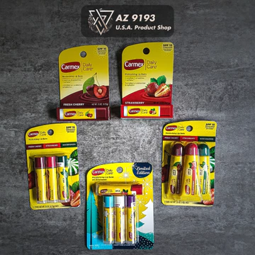[Mua Tại Mỹ] Son Dưỡng Môi CARMEX DAILY CARE, Dưỡng Ẩm Mỗi Ngày, Giảm Sạm, Bảo Vệ Môi - Az9193