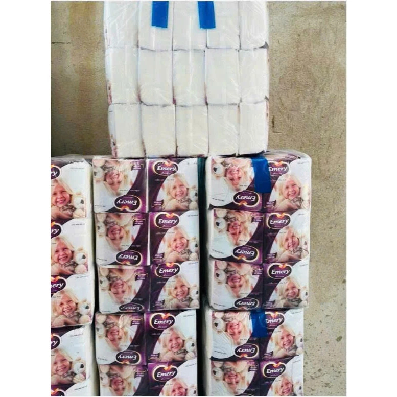 [Giá Sỉ]Khăn Giấy Emery Cao Cấp Khổ Lớn 330x330mm,Mềm Hơn,không bụi mịn Thùng 20 gói