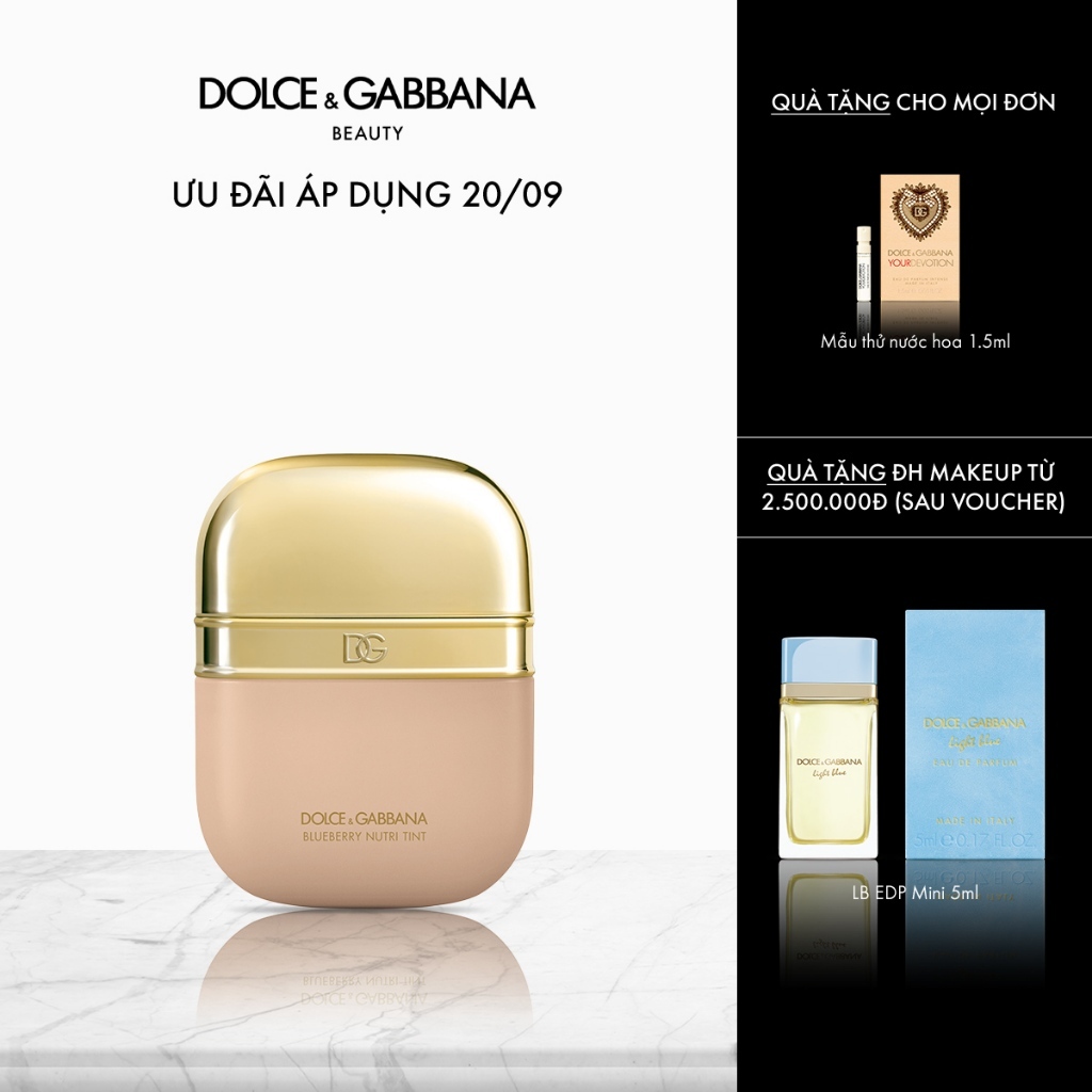Kem Nền Trang Điểm Dolce&Gabbana Blueberry Nutri-Tint SPF20PA+++ 30ml
