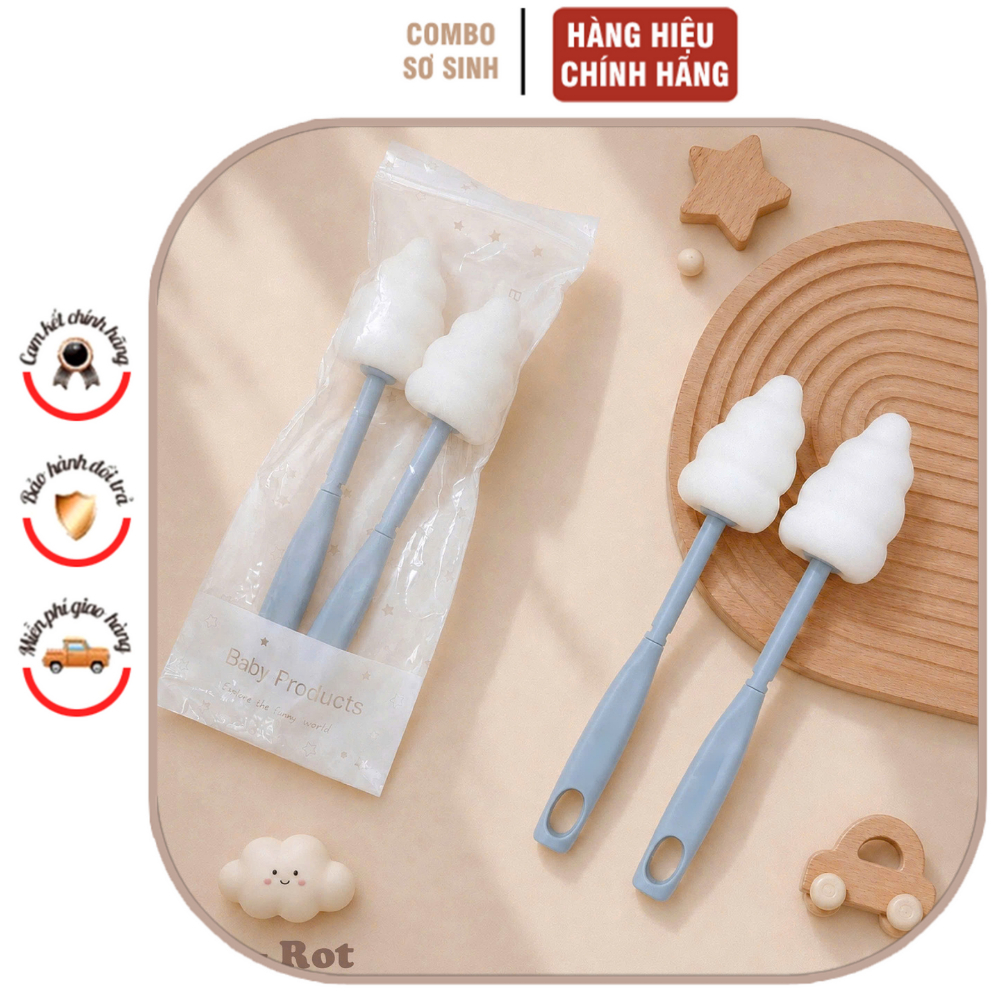 Set Cọ Bình Mút 2,3 Và 4 Chi Tiết Đa Năng, Tiện Lợi, Phù Hợp Vệ Sinh Với Mọi Loại Bình