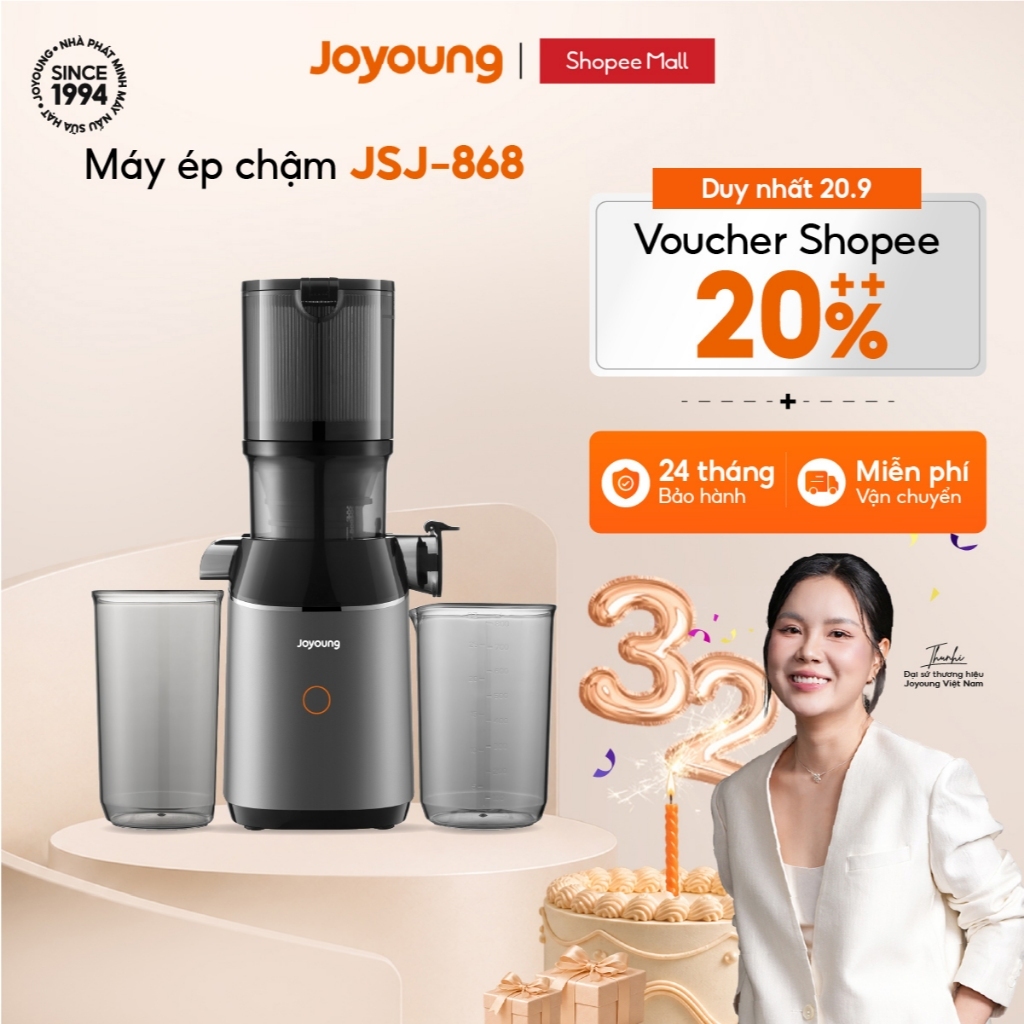 Máy ép chậm Joyoung JSJ-868 | Dung tích 1L | Công suất 200W