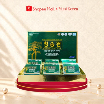 Tinh Dầu Thông Đỏ Cheongsongwon Hàn Quốc Hộp 180 Viên