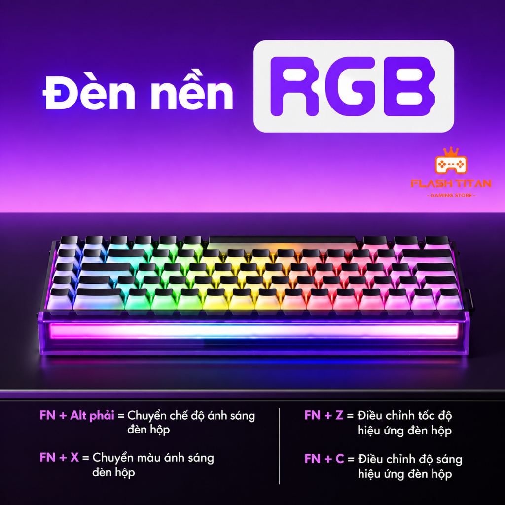 Bàn Phím Cơ Gaming Aula Hero 68 HE, Hero 84 HE Rapid Trigger - 8k Polling Rate - Độ Trễ Thấp - Dùng Chơi Game FPS | BigBuy360 - bigbuy360.vn