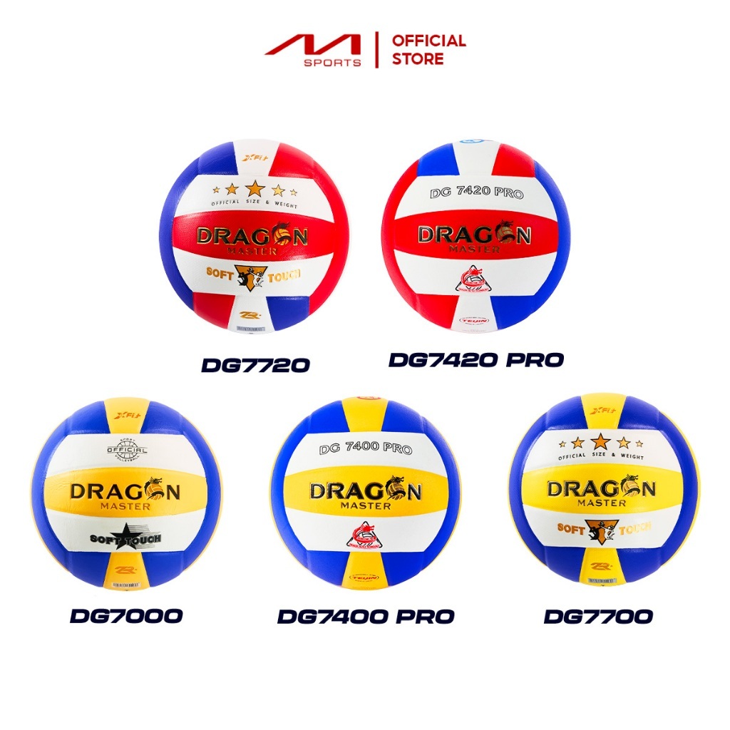 Bóng Chuyền Thi Đấu Chính Hãng Dragon Master Series 7 – Da Nhật Mềm Êm, Bảo Hành 12 Tháng, Tặng Combo Quà, Ship HT (1h)