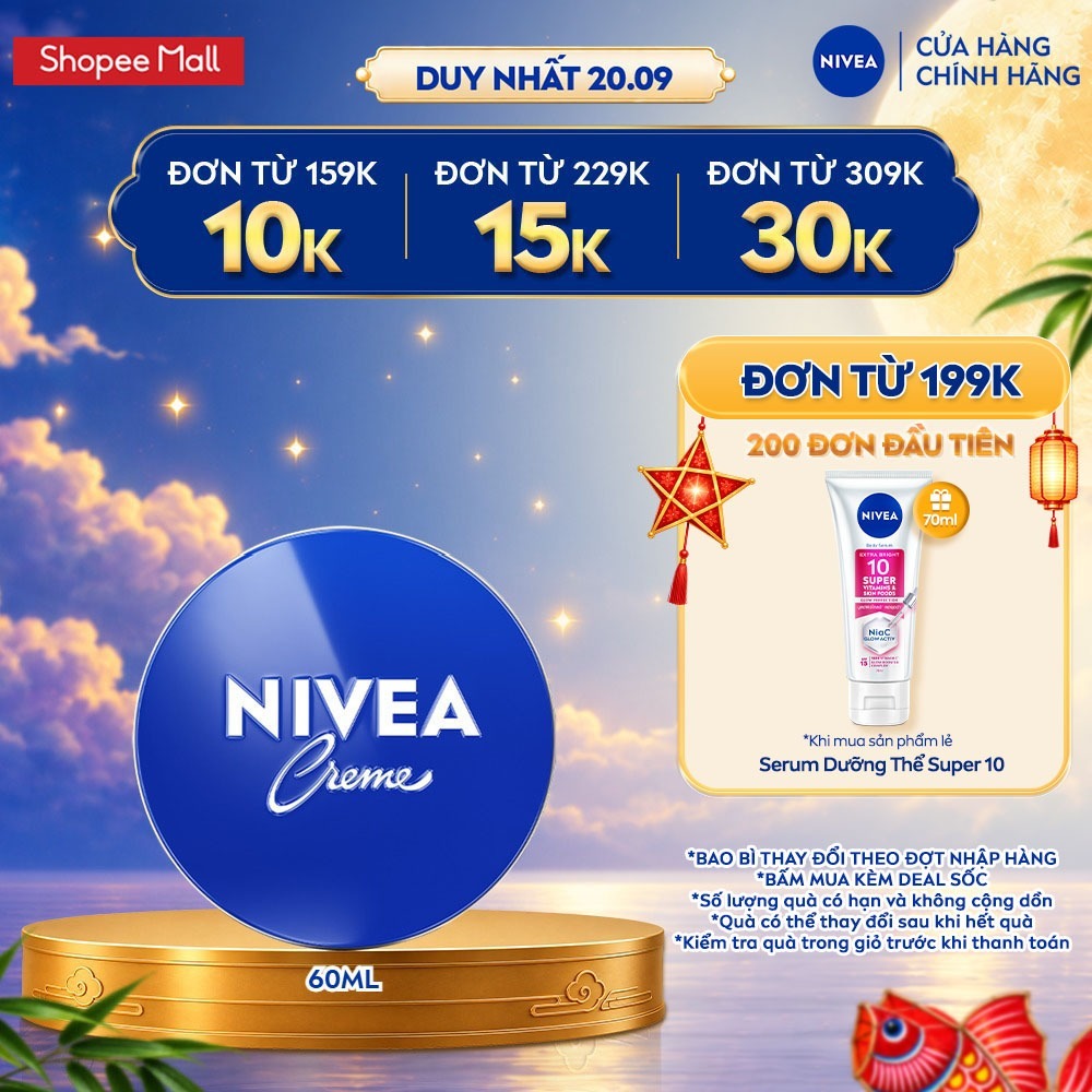 Kem Dưỡng Ẩm Da NIVEA Crème 60ml / kem body / Dưỡng Ẩm Da Mặt - 80102