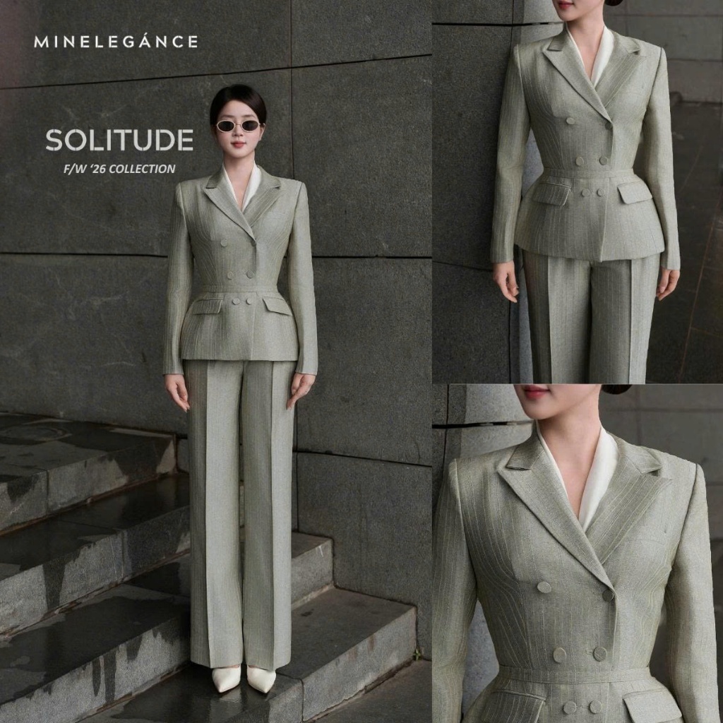 MINELEGÁNCE | ÁO VEST & QUẦN ỐNG ĐỨNG THANH LỊCH, SANG TRỌNG - MIN221