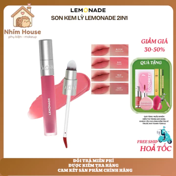 Son Bùn Lì Dạng Kem Lemonade Perfect Couple Màu Mịn Bám Lâu 3.5g | NHÍM HOUSE