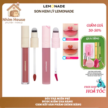 LEMONADE Son kem mịn lì thuần chay Lemonade Perfect Couple Lip 3.5g | NHÍM HOUSE