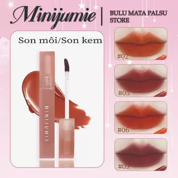 Minijumie Son kem lì lâu trôi không khô, thích hợp cho môi sẫm, son giá rẻ, son dành cho học sinh