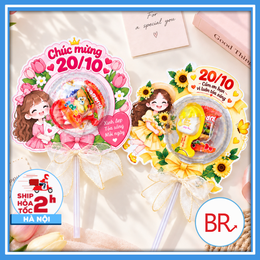 Set 5/10/20 Phôi Làm Gậy Bánh Kẹo Quà Tặng Trung Thu, Sinh Nhật Cho Bé - Set Nguyên Liệu Đựng Bánh Kẹo Cầm Tay 03271
