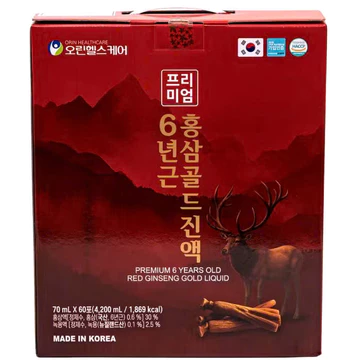 Nước Hồng Sâm Linh Chi Nhung Hươu Orin Healthcare 70ml x 60 gói-Hồng sâm nhung hươu linh chi sâm núi
