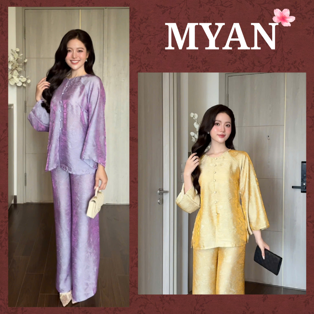 [BST 2026]Đồ lam,pháp phục, set đồ nữ  TUỆ AN đi lễ chùa, đi chơi dáng bà ba suông rộng,sang chảnh- Áo Dài Mỹ An