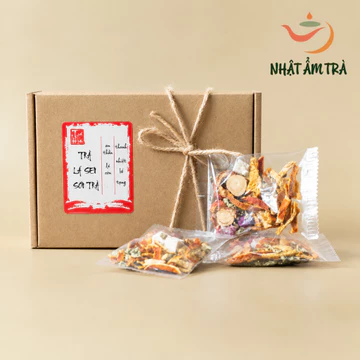 Hộp Trà Lá Sen Sơn Tra Eo Đẹp Dáng Thon 6 vị ( Sơn Tra, Lá Sen, Hoa Hồng, Cam Thảo, Bạch Linh, Trần Bì)