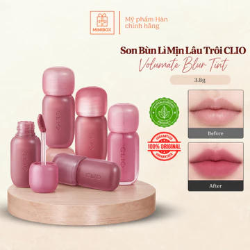 Son Bùn Lì Mịn Lâu Trôi CLIO Volumate Blur Tint 3.8g
